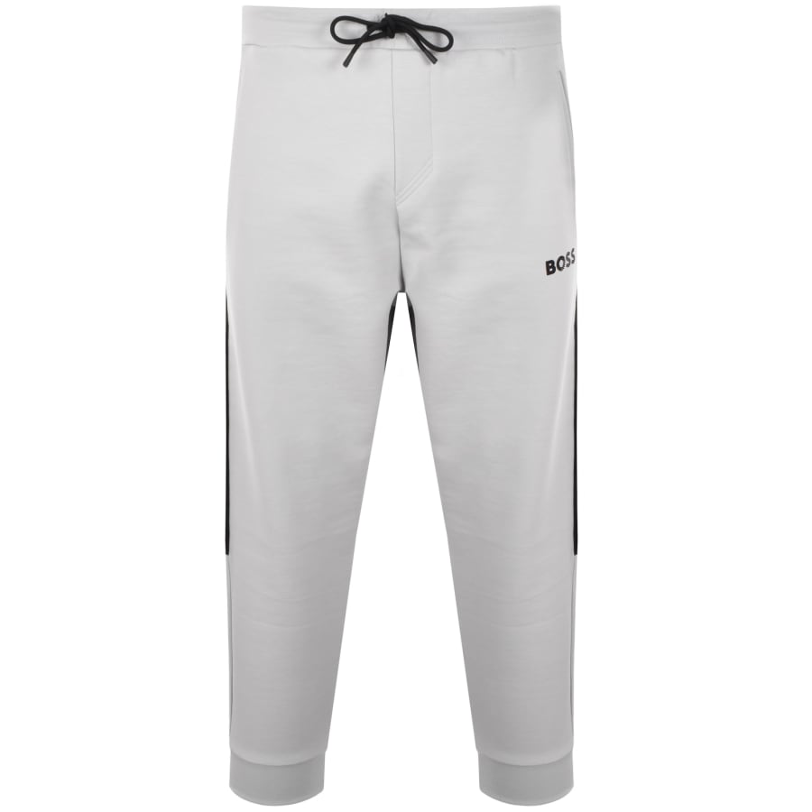 Image number 2 for BOSS Hadiko Tape X Joggers Light Grey