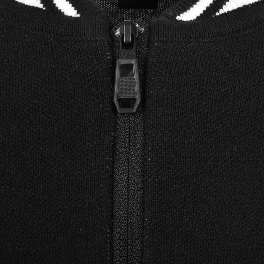 Image number 4 for BOSS K Tape Quarter Zip Jumper Black