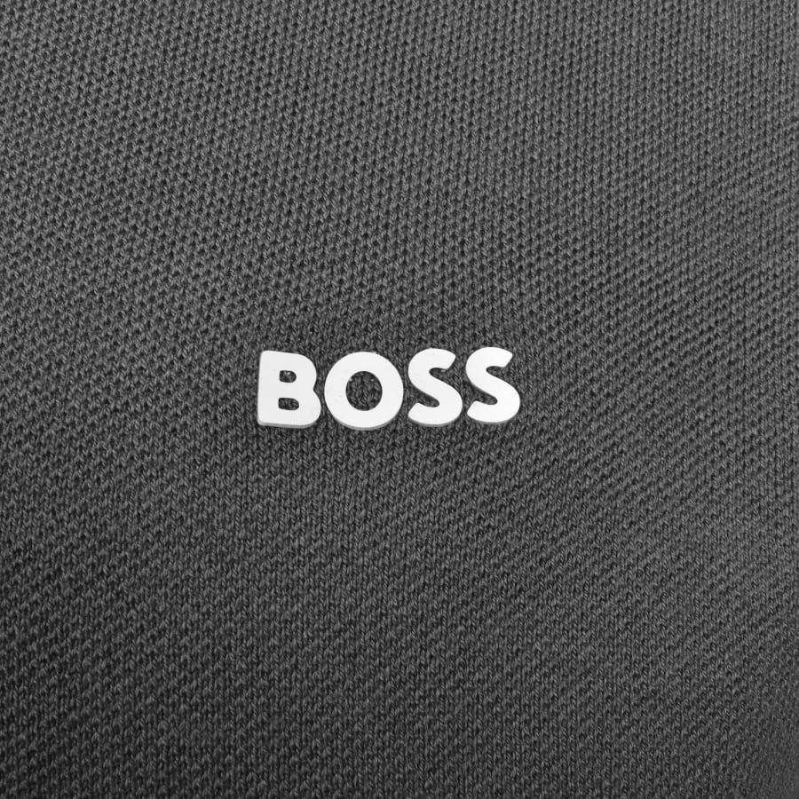 Image number 3 for BOSS K Tape Knit Jumper Grey