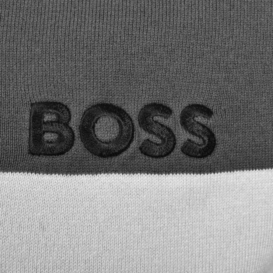 Image number 4 for BOSS Hydro X Half Zip Jumper Grey