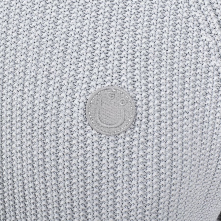 Image number 3 for HUGO Blue Sondye Knit Jumper Grey