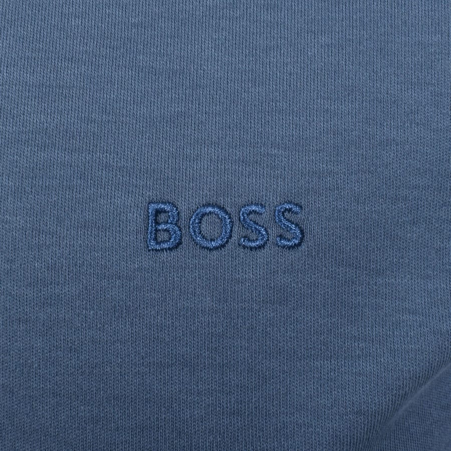 Image number 3 for BOSS Pado 30 Long Sleeved Polo T Shirt Blue