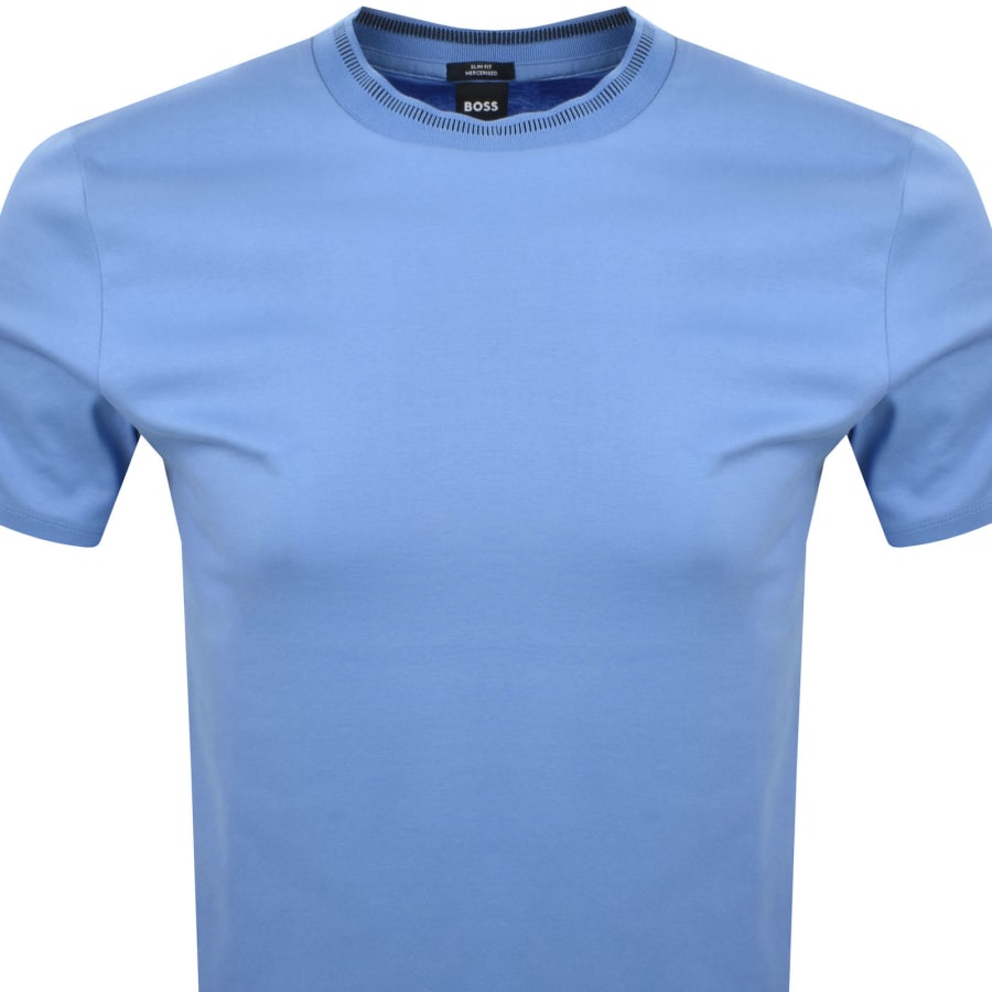 Image number 2 for BOSS H Tessler 199 Jersey T Shirt Blue