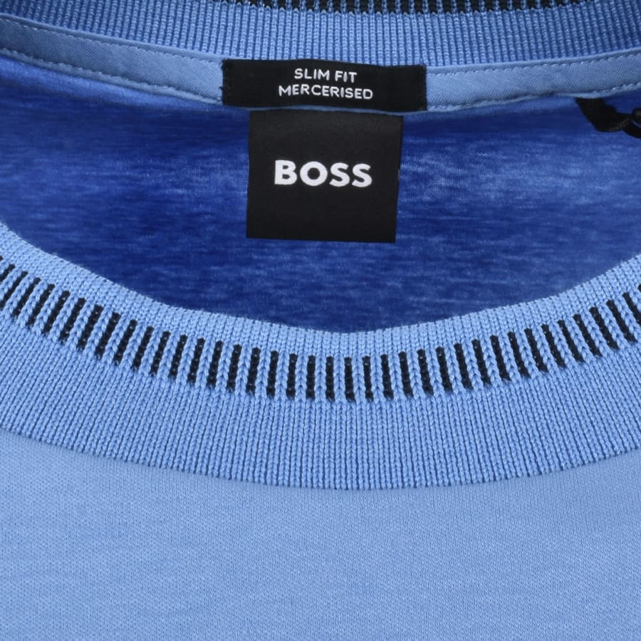 Image number 3 for BOSS H Tessler 199 Jersey T Shirt Blue