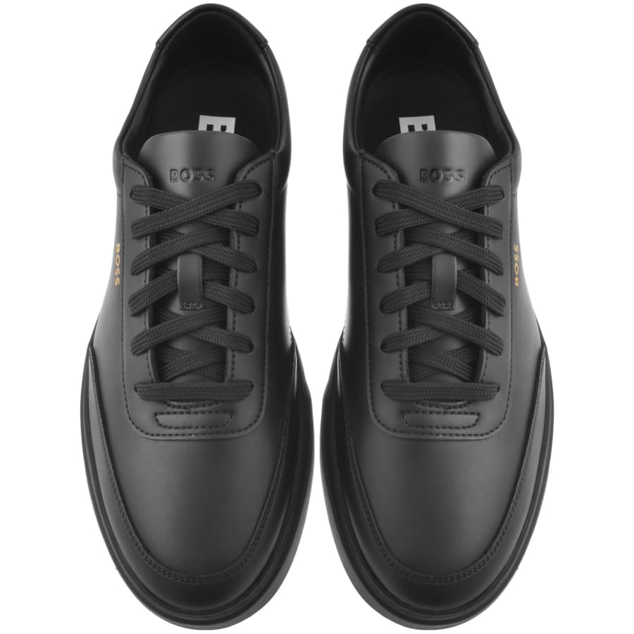 Image number 3 for BOSS Kieran Tennis Trainers Black