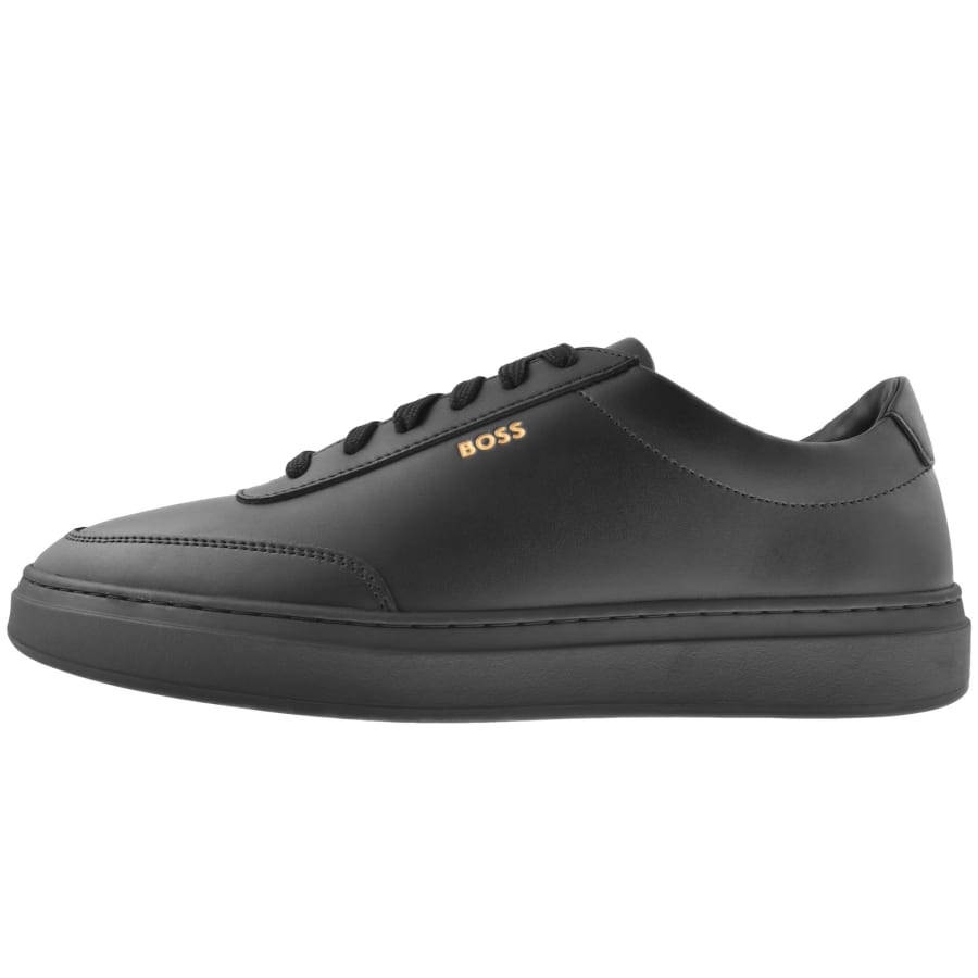 Image number 1 for BOSS Kieran Tennis Trainers Black