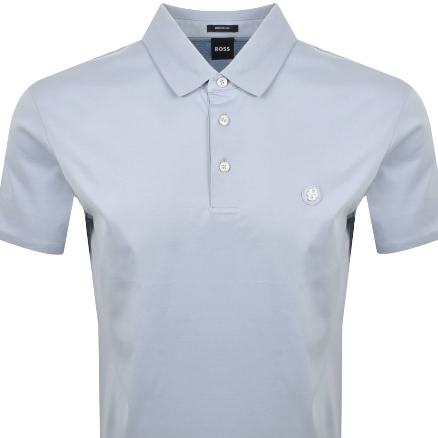 Image number 2 for BOSS Parris 01 Polo T Shirt Blue