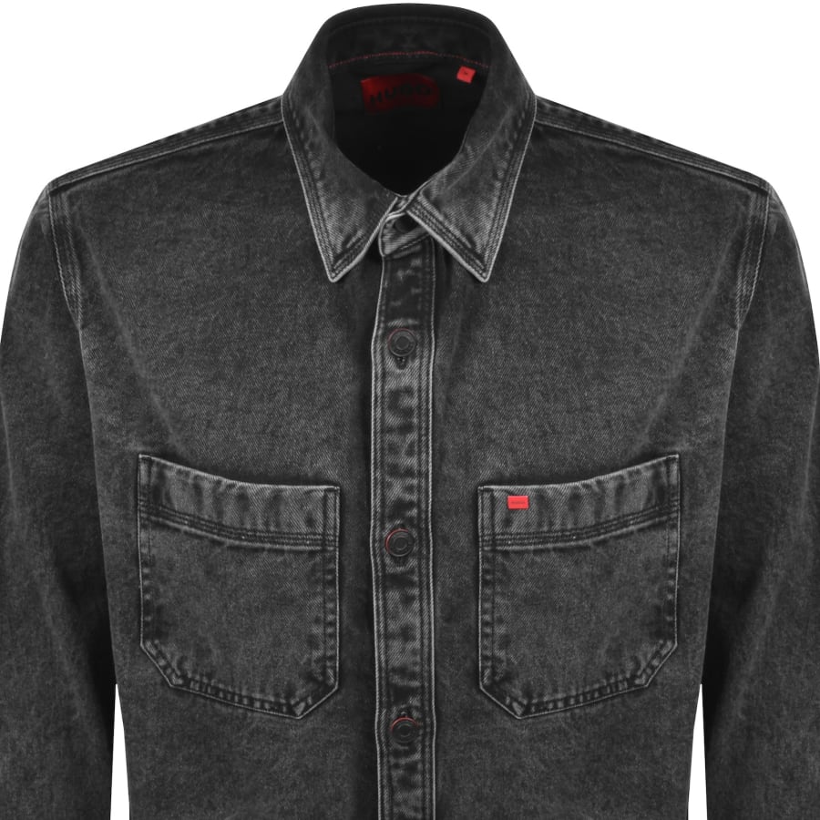 Image number 2 for HUGO Erato Overshirt Jacket Grey