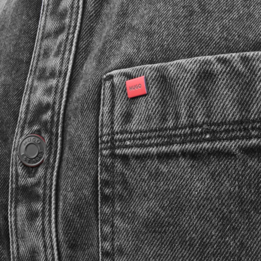Image number 3 for HUGO Erato Overshirt Jacket Grey
