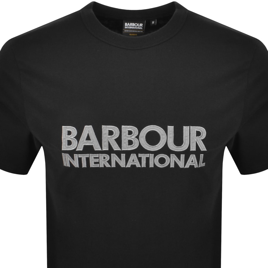 Image number 2 for Barbour International Relaxed Fit T Shirt Black