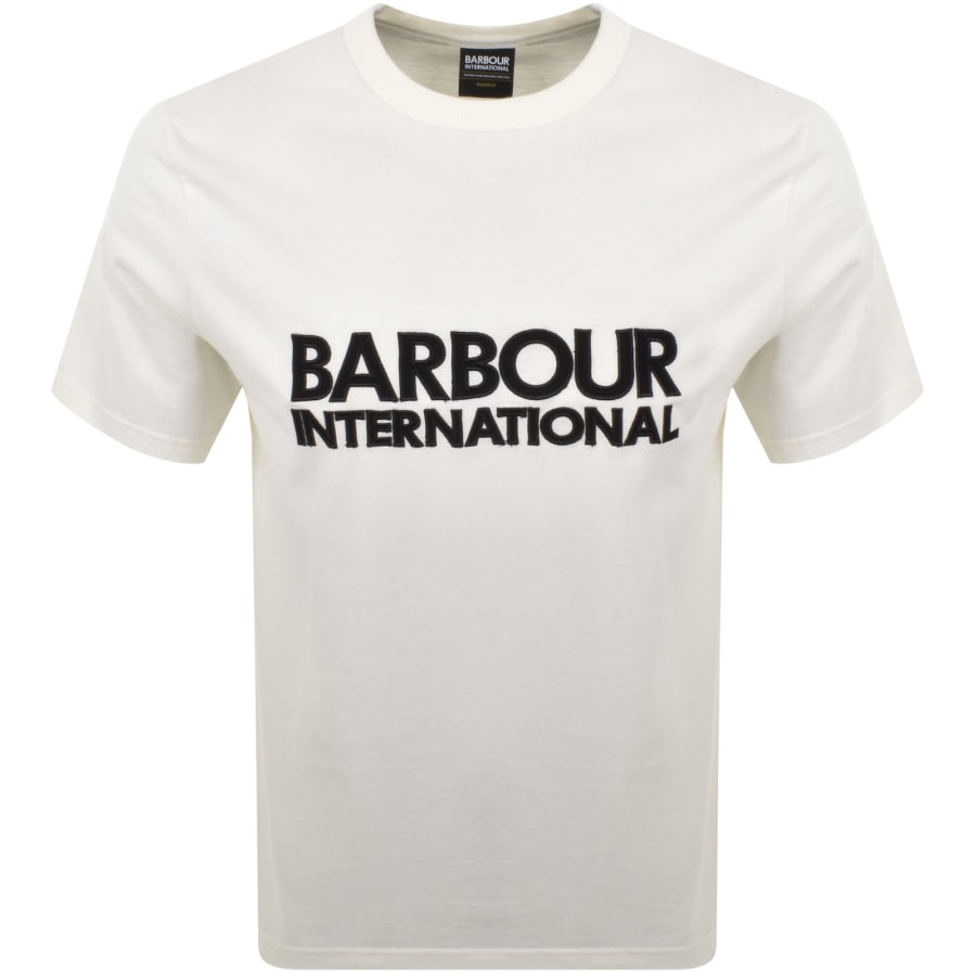 Image number 1 for Barbour International Relaxed Fit T Shirt White