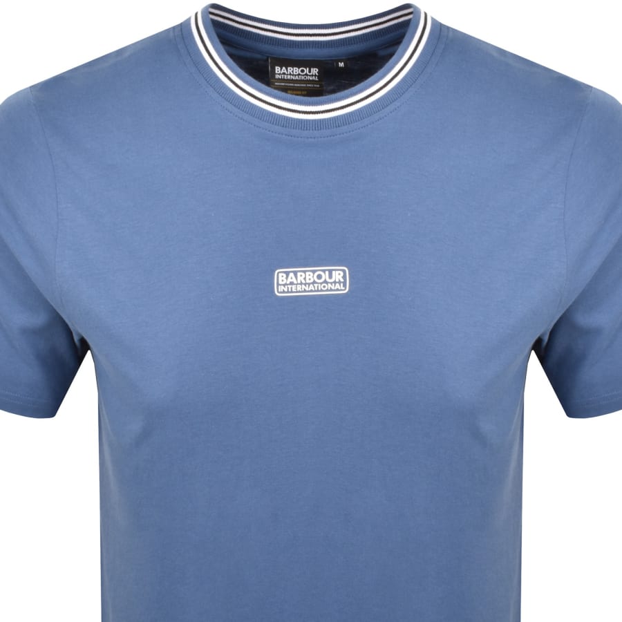 Image number 2 for Barbour International Relaxed Fit T Shirt Blue