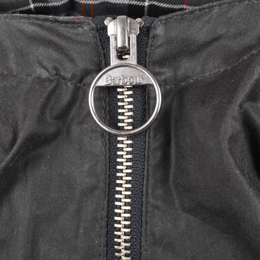 Image number 4 for Barbour Sapper Wax Jacket Grey