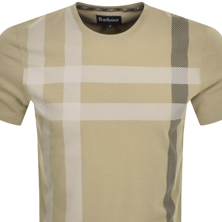 Image number 2 for Barbour Blaine T Shirt Beige