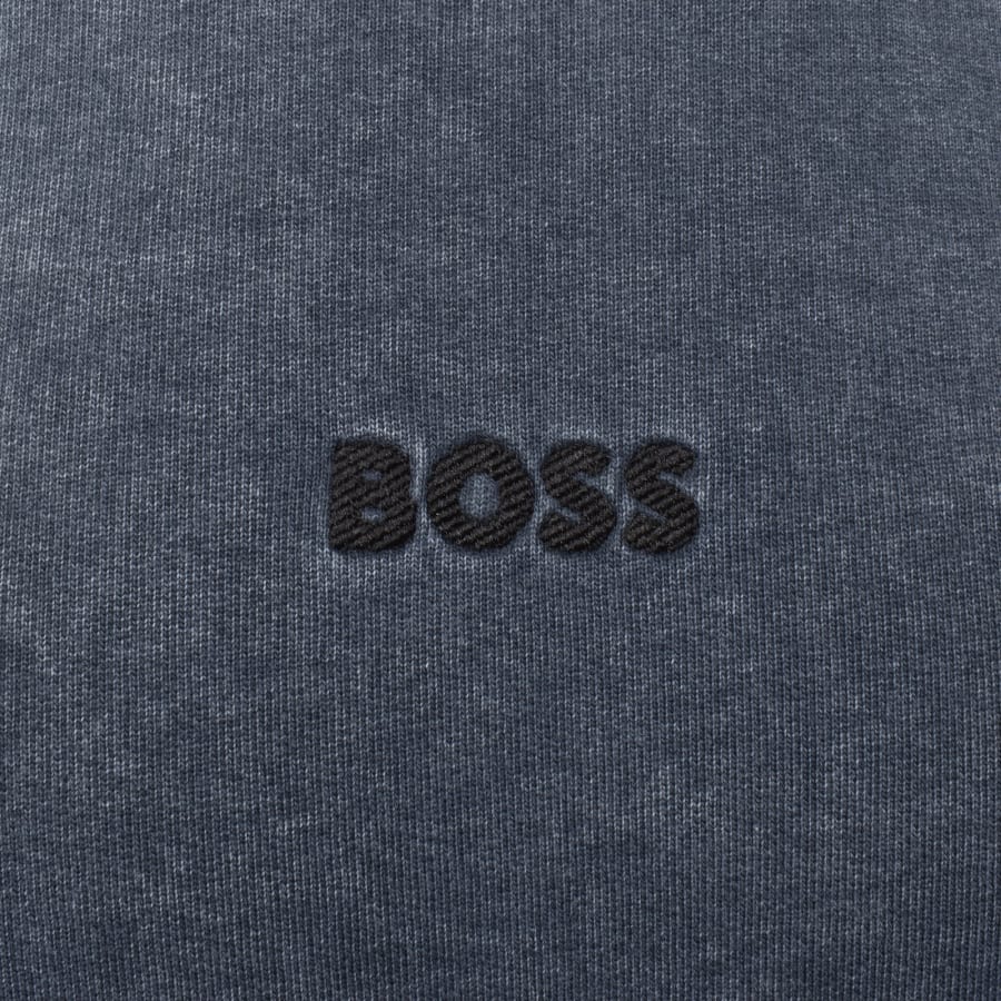 Image number 3 for BOSS We Cable Sweatshirt Blue