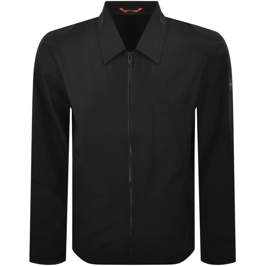 Image number 2 for BOSS Labizzy M Full Zip Overshirt Black