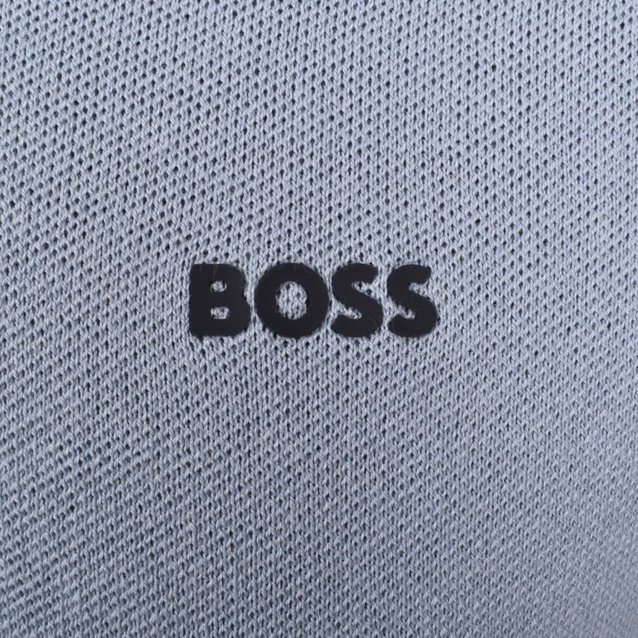Image number 3 for BOSS K Tape Knit Jumper Blue