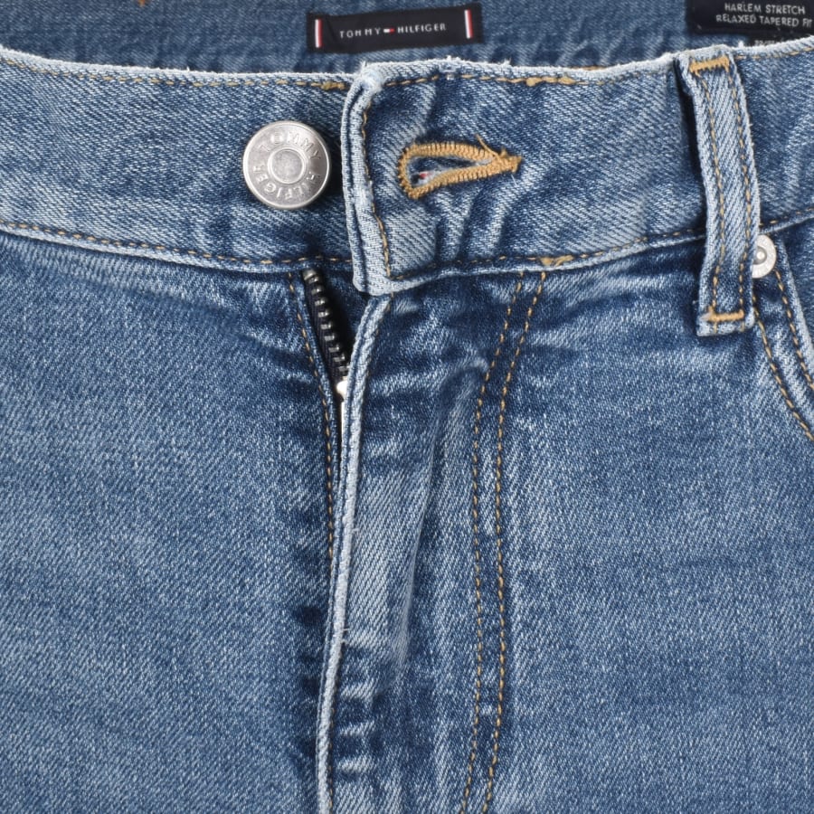 Image number 5 for Tommy Hilfiger Harlem Relaxed Fit Jeans Blue