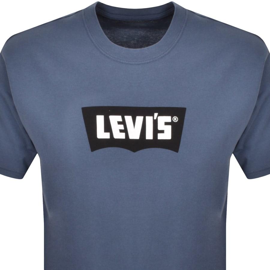 Image number 2 for Levis Graphic T Shirt Indigo Blue