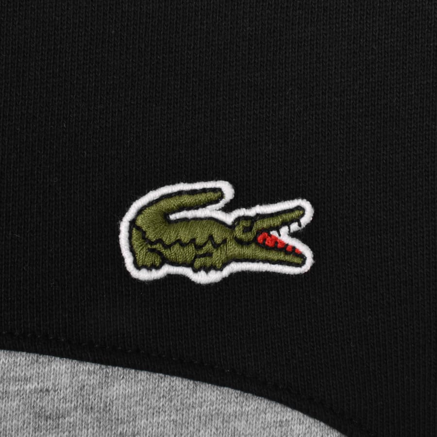 Image number 3 for Lacoste Colour Block Sweatshirt Black