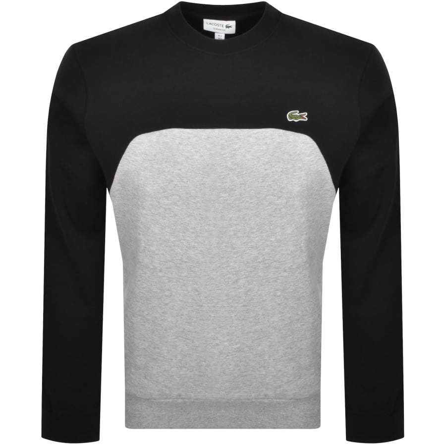 Image number 1 for Lacoste Colour Block Sweatshirt Black