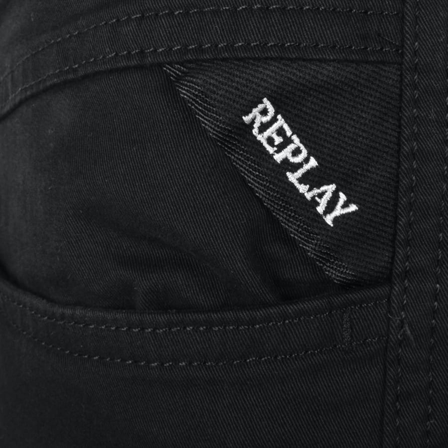 Image number 3 for Replay Joe Cargo Trousers Black