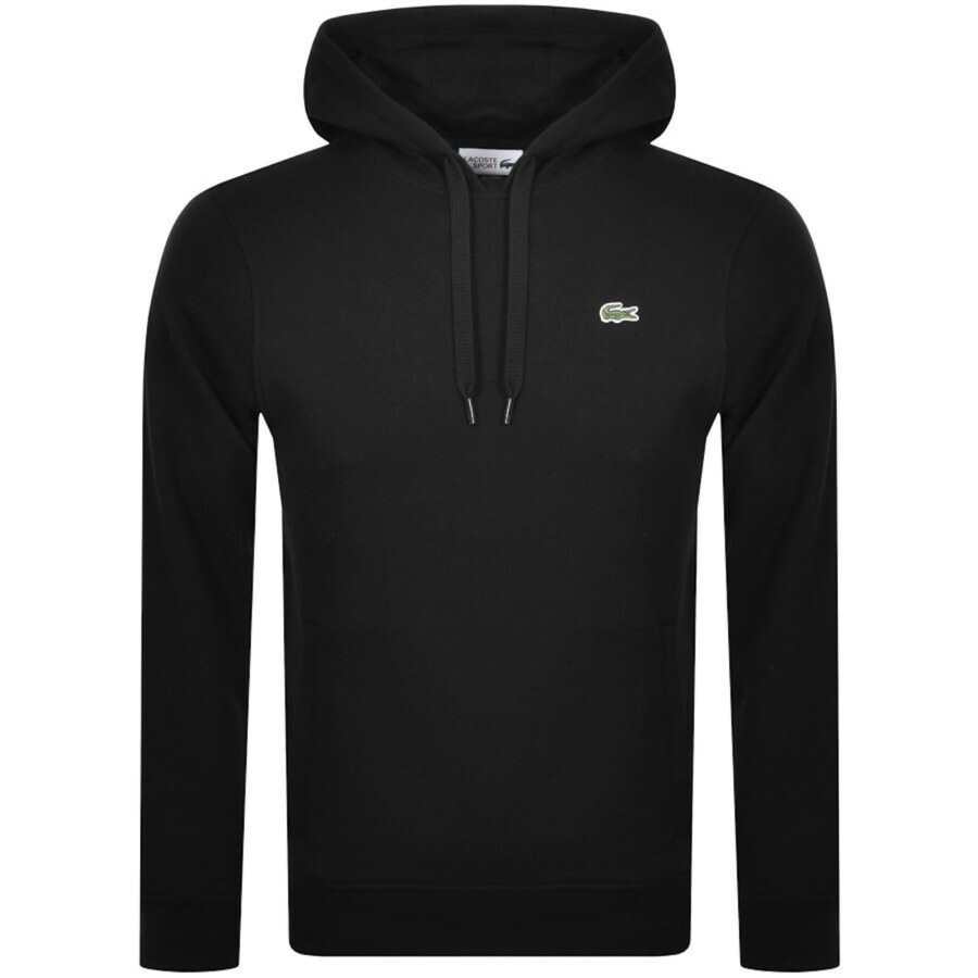 Image number 2 for Lacoste Hooded Tracksuit Black