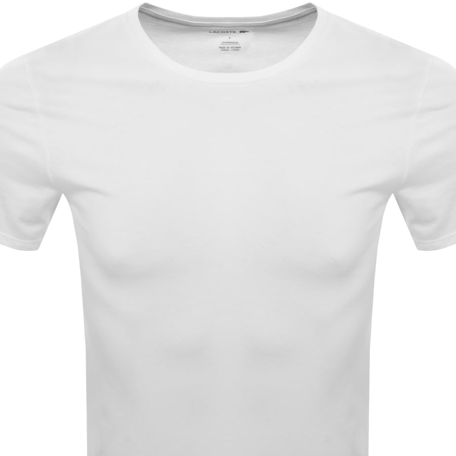 Image number 3 for Lacoste 3 Pack T Shirts White