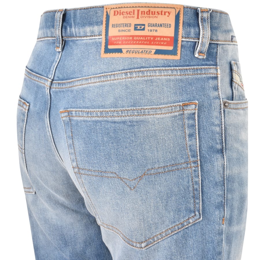 Image number 4 for Diesel D Finitive Denim Regular Fit Jeans Blue