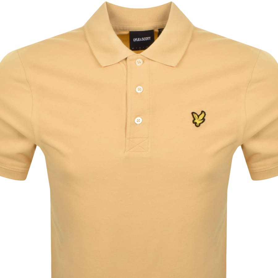 Image number 2 for Lyle And Scott Plain Polo T Shirt Yellow
