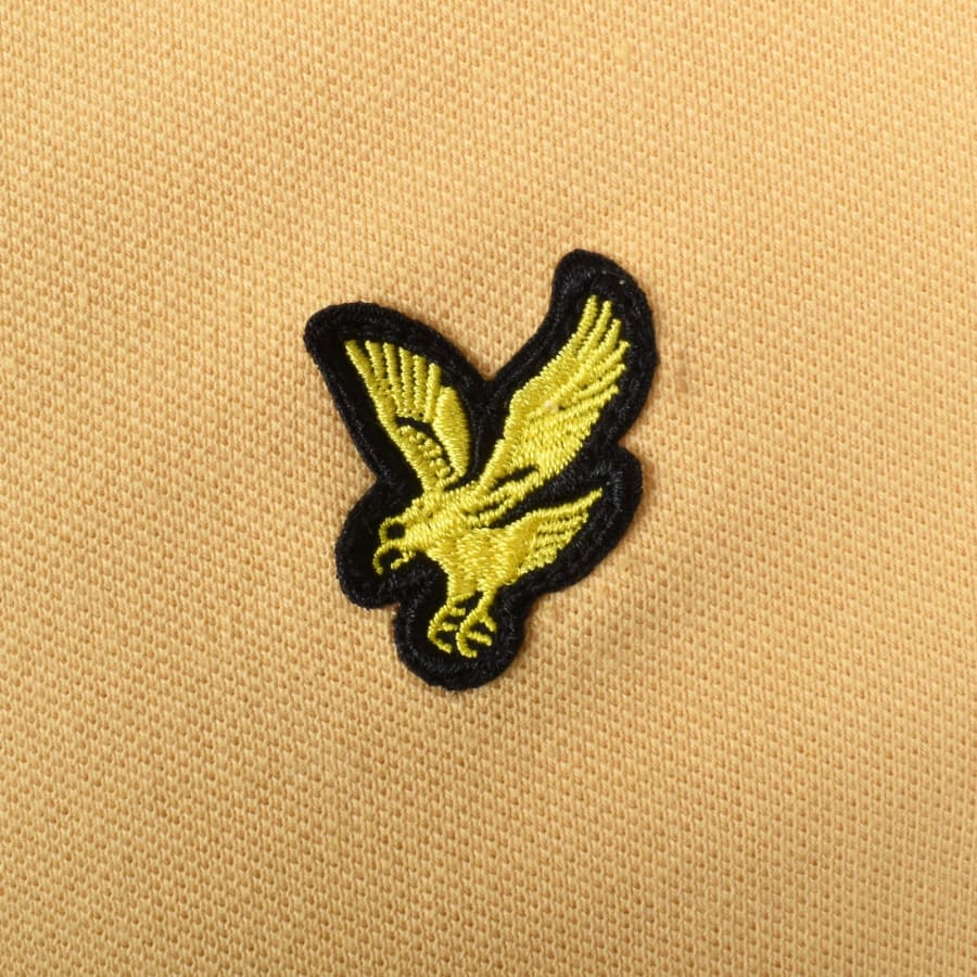 Image number 3 for Lyle And Scott Plain Polo T Shirt Yellow