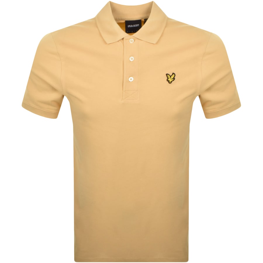 Image number 1 for Lyle And Scott Plain Polo T Shirt Yellow
