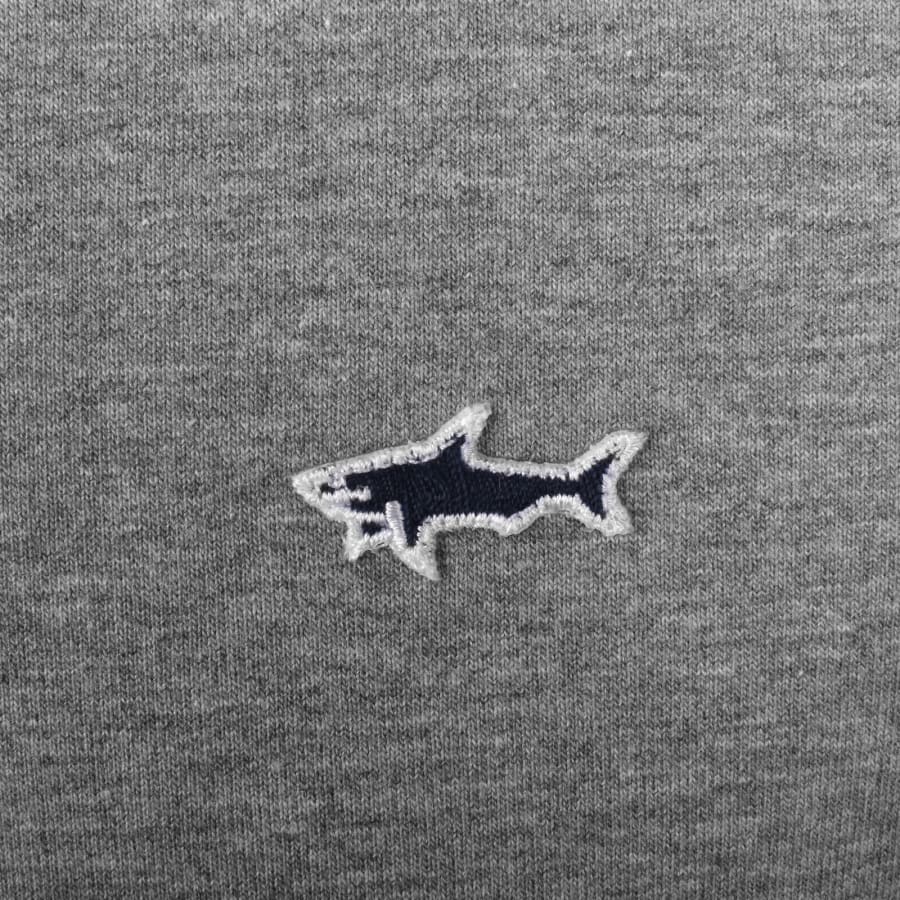 Image number 3 for Paul And Shark Logo Sweatshirt Grey