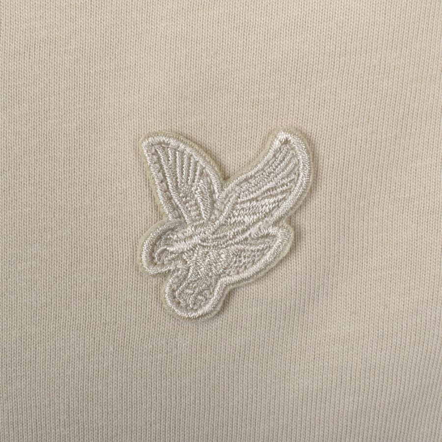 Image number 3 for Lyle And Scott Tipped T Shirt Beige