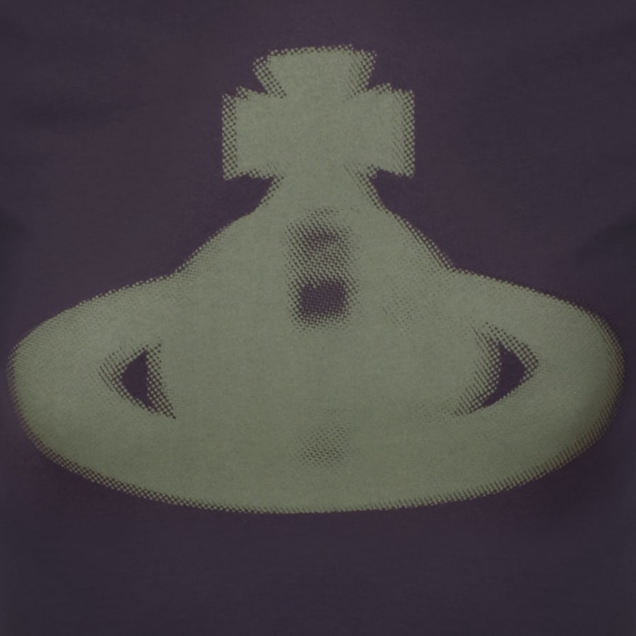 Image number 3 for Vivienne Westwood Halftone Orb T Shirt Plum