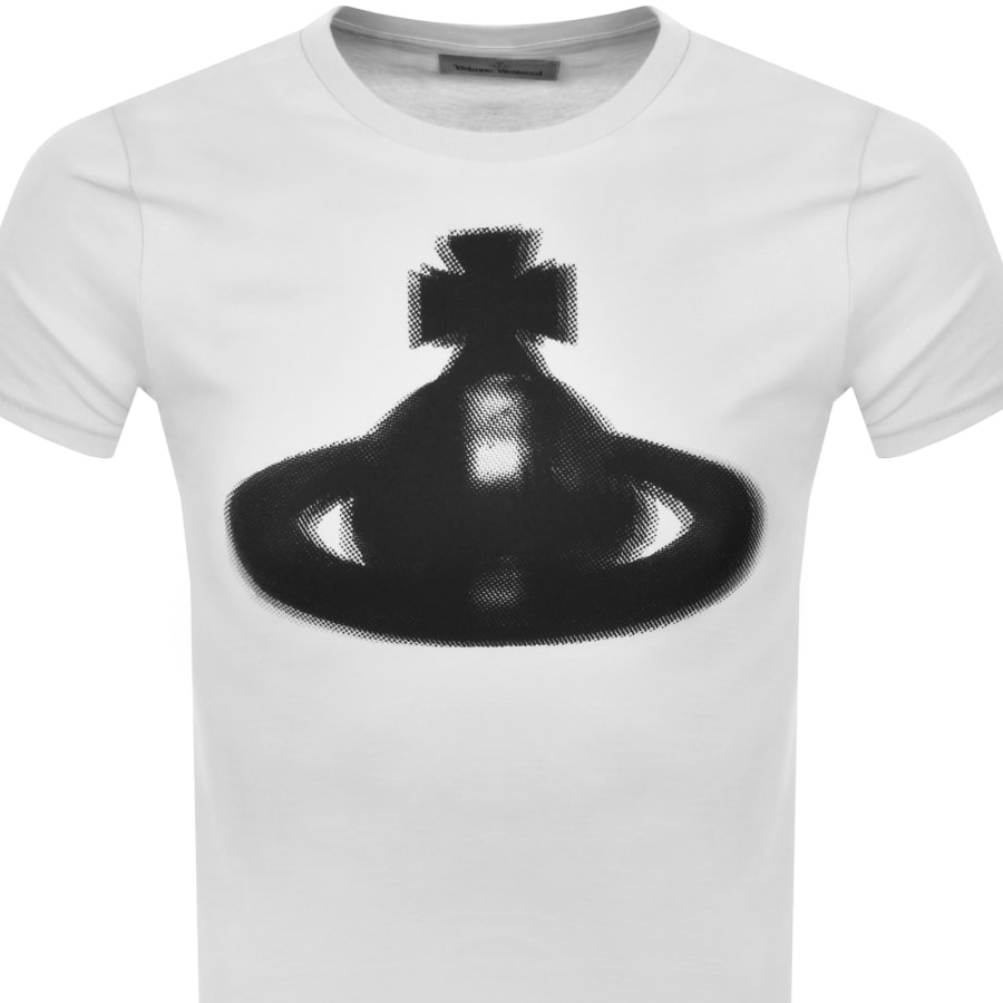 Image number 2 for Vivienne Westwood Halftone Orb T Shirt White