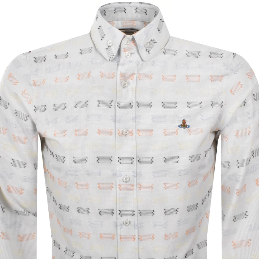 Image number 2 for Vivienne Westwood Krall Long Sleeved Shirt White