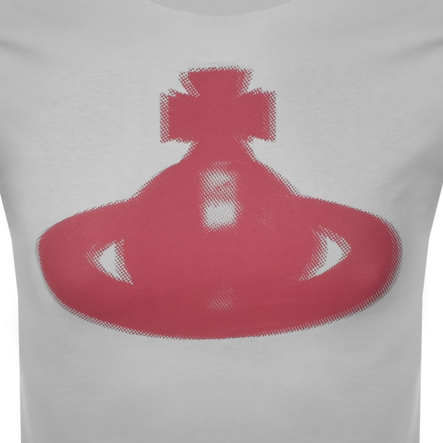 Image number 3 for Vivienne Westwood Halftone Orb T Shirt Grey