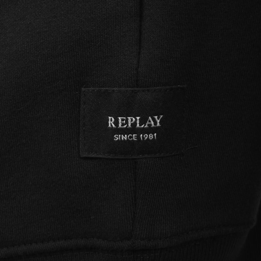 Image number 4 for Replay Crew Neck Sweatshirt Black