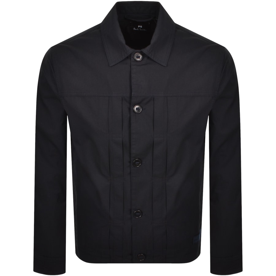 Image number 1 for Paul Smith Overshirt Jean Jacket Navy