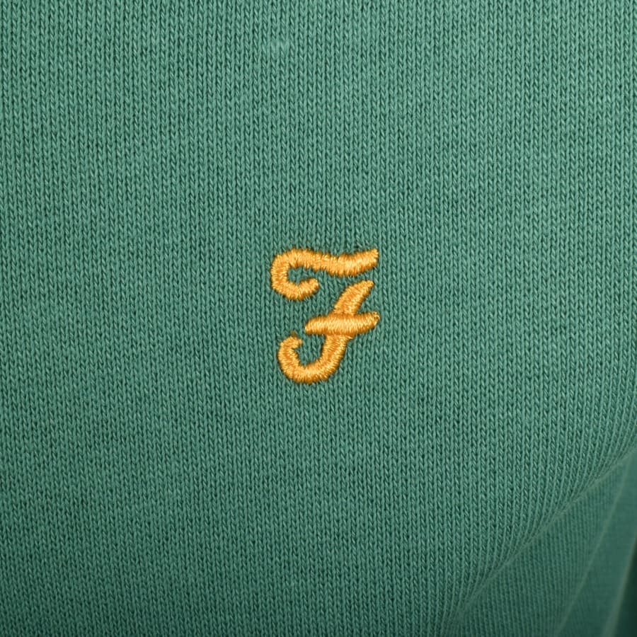 Image number 3 for Farah Tim New Crew Sweatshirt Green