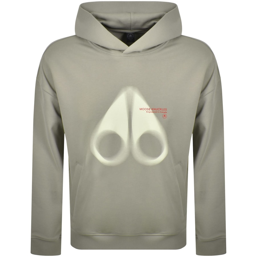 Image number 2 for Moose Knuckles Maurice Popover Hoodie Beige