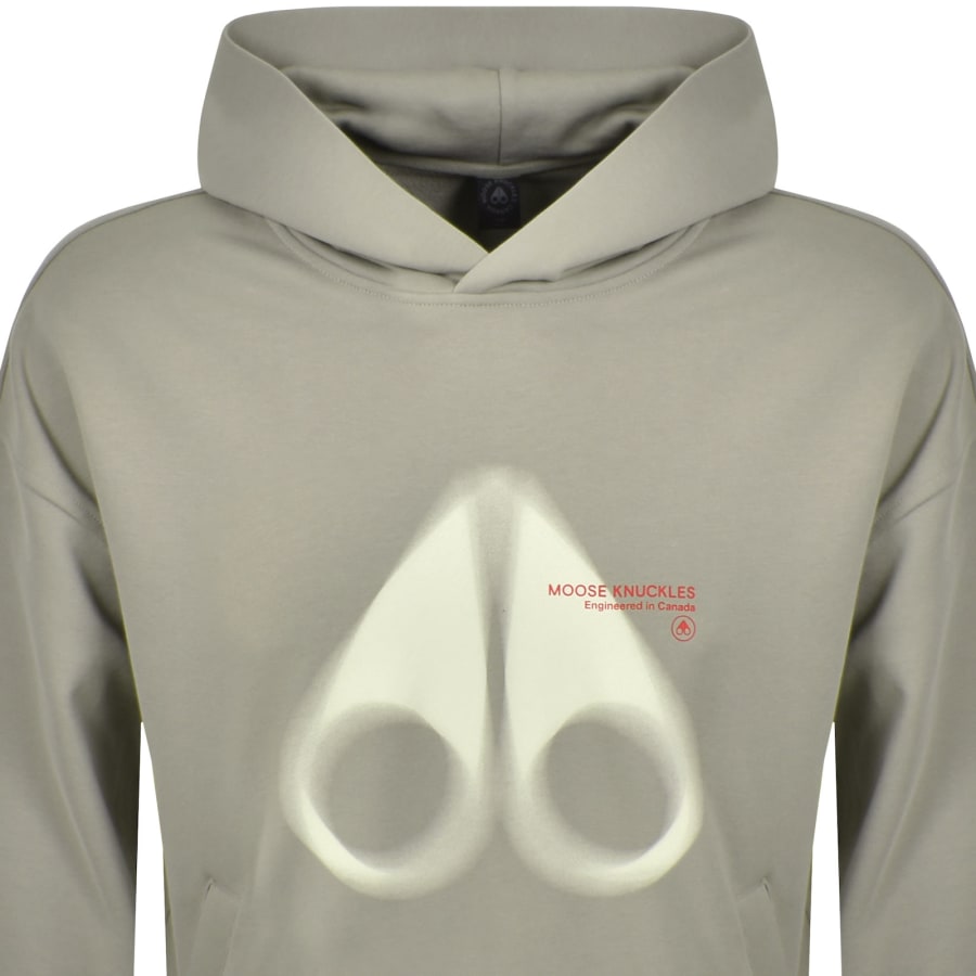 Image number 3 for Moose Knuckles Maurice Popover Hoodie Beige