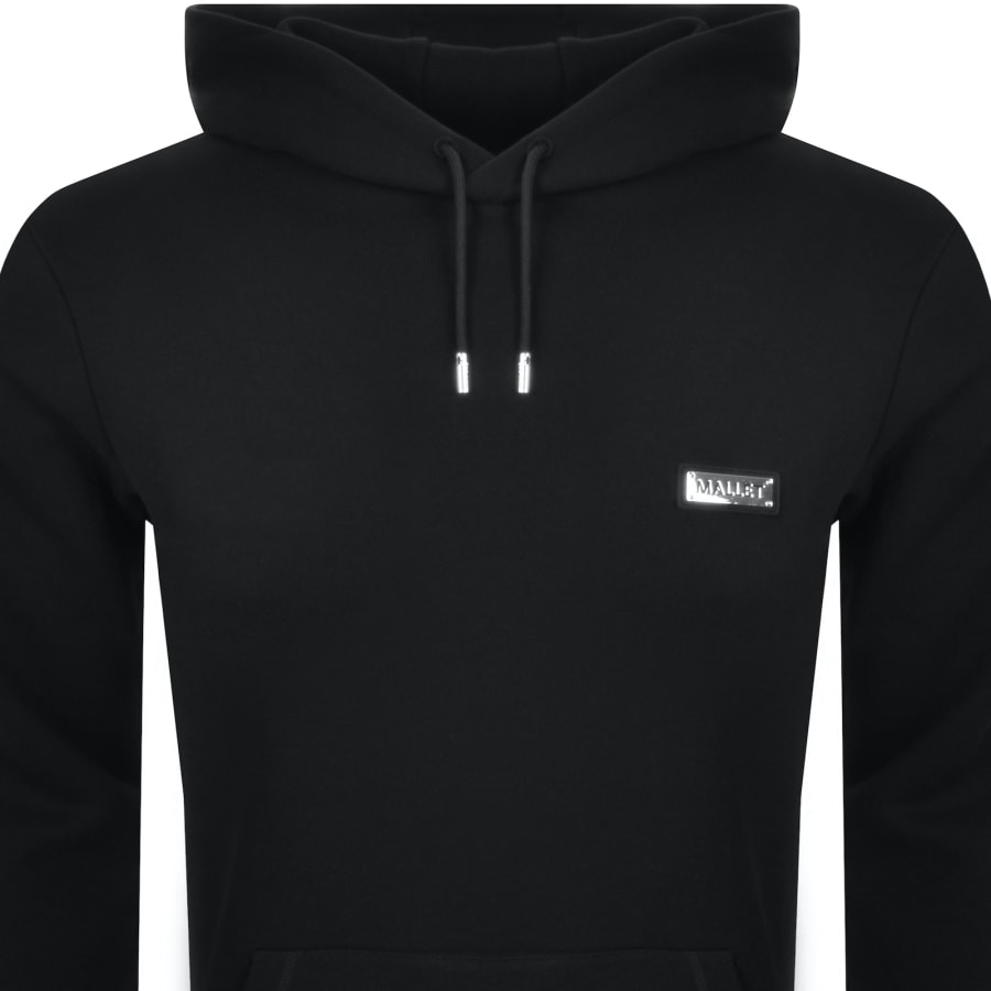 Image number 2 for Mallet Plaque Hoodie Black