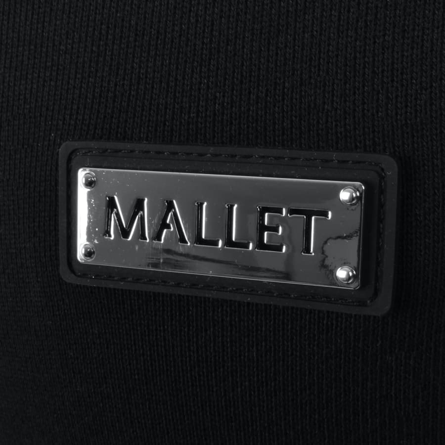 Image number 3 for Mallet Plaque Hoodie Black