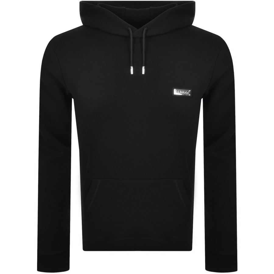 Image number 1 for Mallet Plaque Hoodie Black