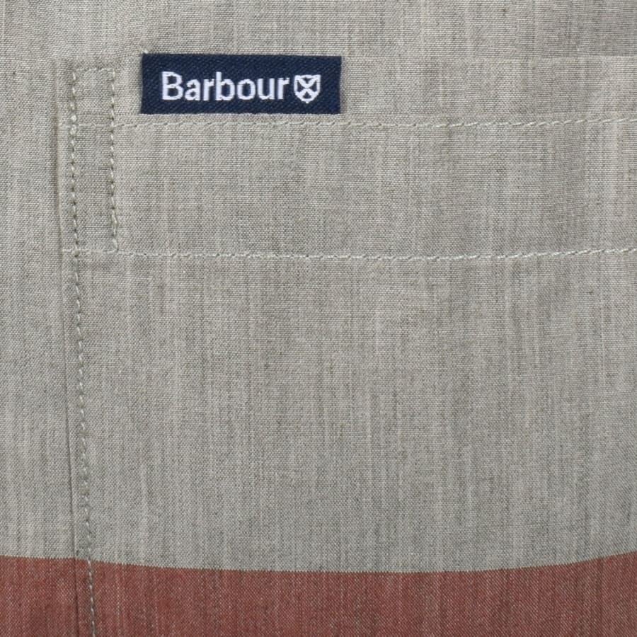 Image number 3 for Barbour Harris Check Long Sleeved Shirt Green