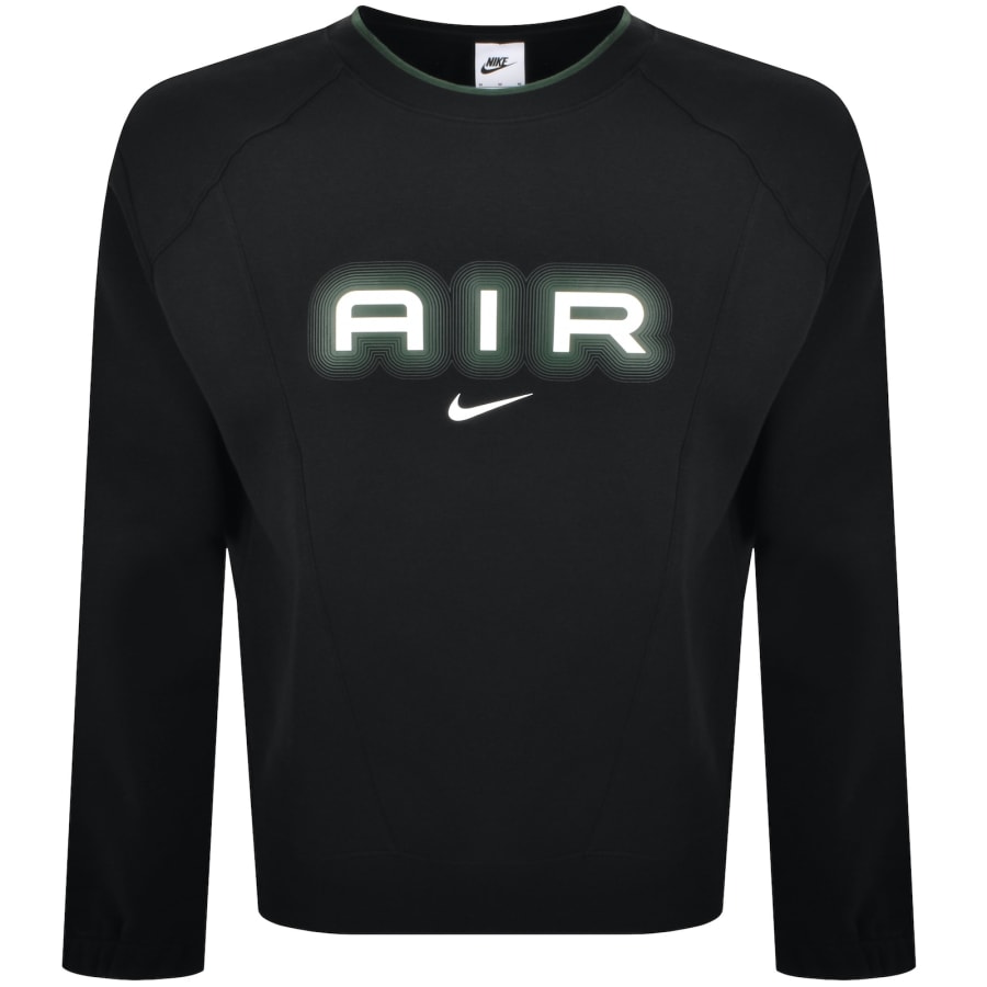 Image number 1 for Nike Sportswear Air Fleece Sweatshirt Black