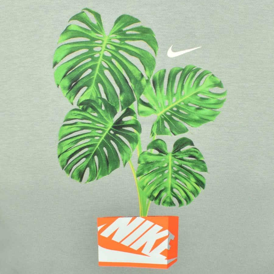Image number 3 for Nike Club Hoodie Green
