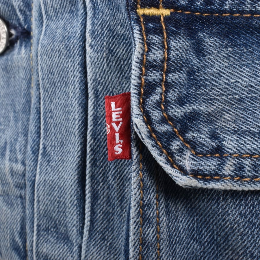 Image number 3 for Levis Type 2 Trucker Denim Jacket Blue